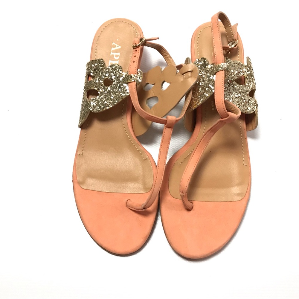 Aperlai Paris Women's Strap Sandal Heels 37.5